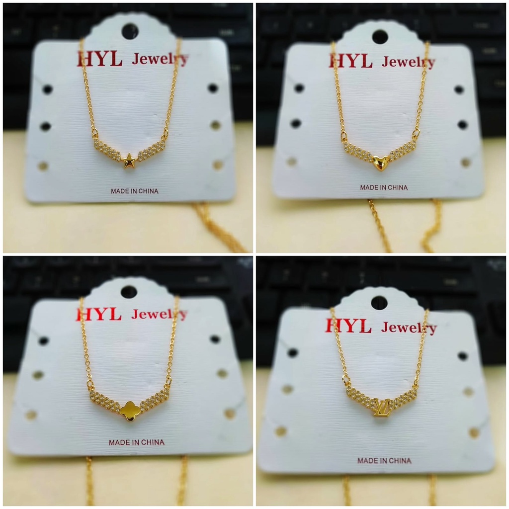 AV132 Grosir Kalung Xuping Dewasa Motif Terbaru Kalung Permata