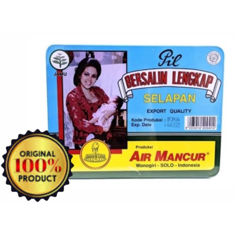 Jamu bersalin lengkap air mancur