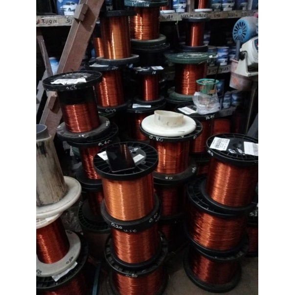 kawat tembaga email 0.85mm perkilo helinic pew 200 derajat