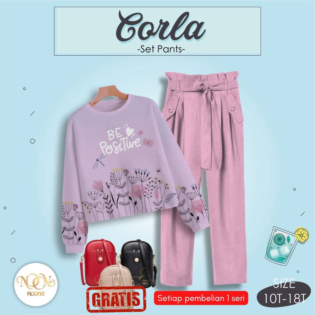 Corla Set Pants by Noona