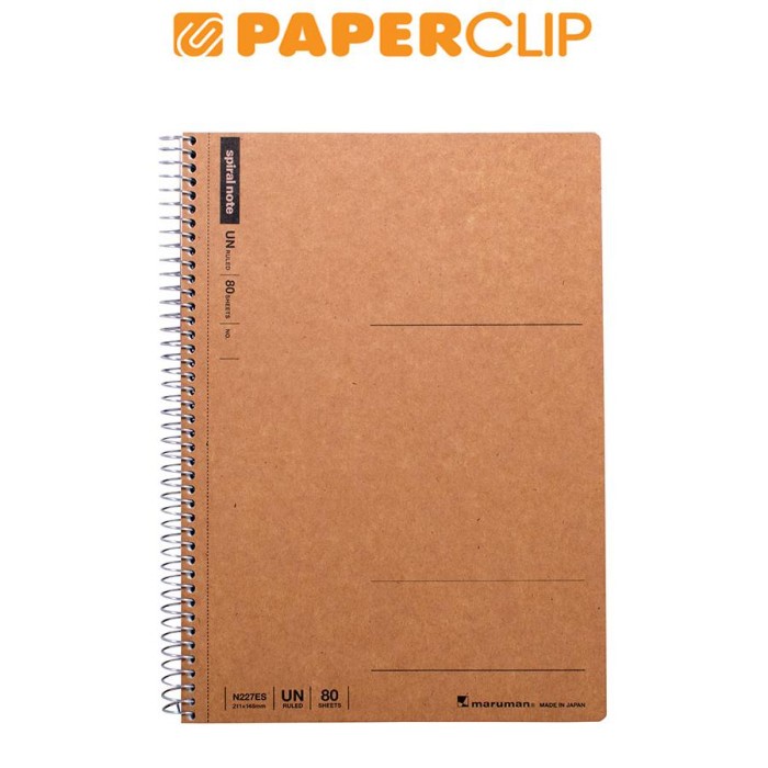 

Note Notebook A5 Maruman Spiral Note Basic N227Es 80S Polos