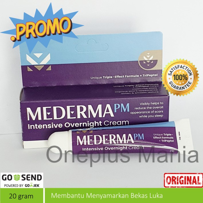 MEDERMA GEL 20 G MENYAMARKAN BEKAS LUKA