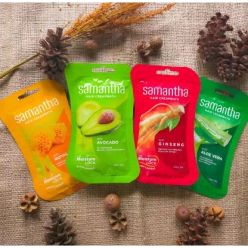 SAMANTHA HAIR MASK - MASKER RAMBUT - HAIR CREAMBATH SAMANTHA 30GR