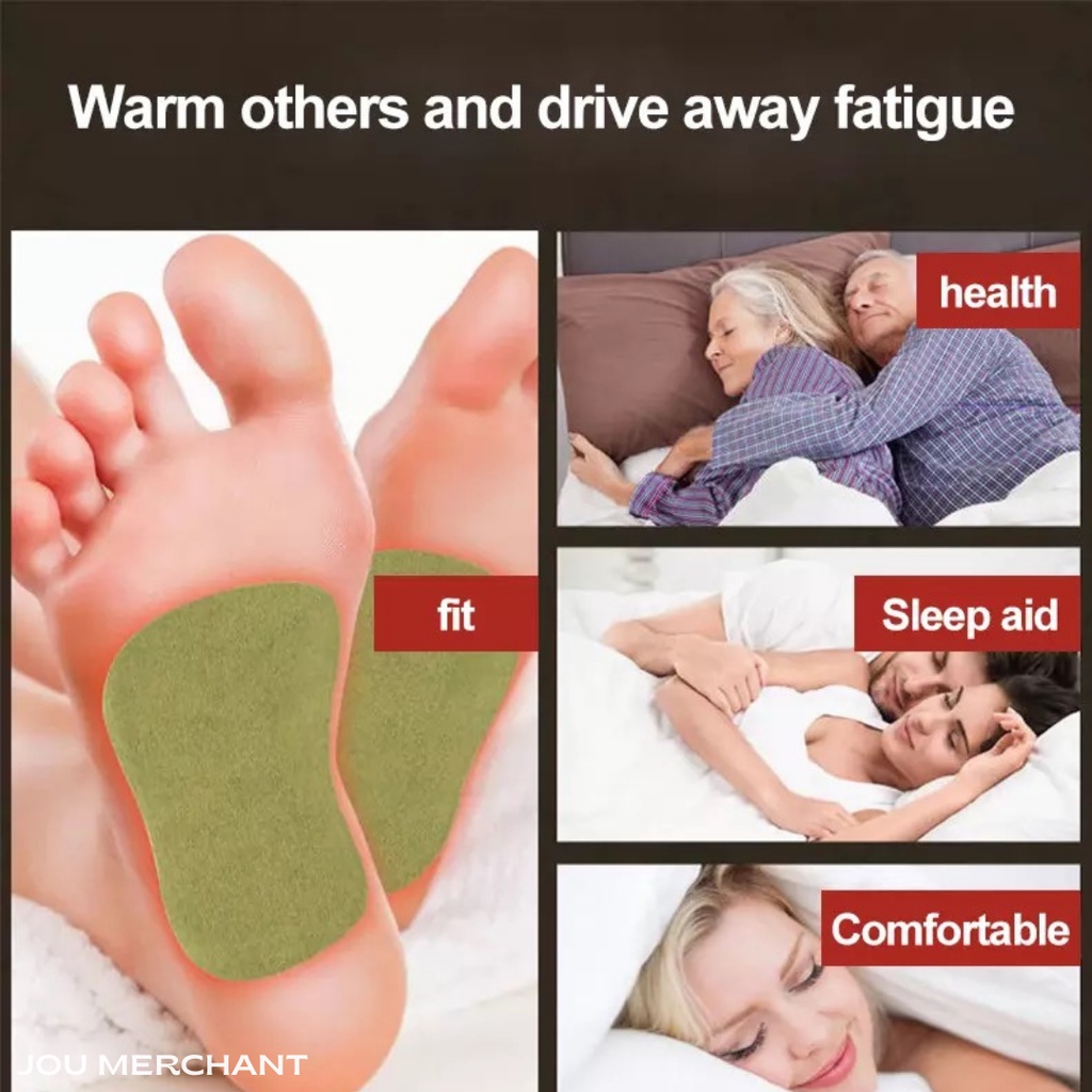 FOOT DETOX PATCH FREE HADIAH - Detok Tubuh - Detox Kaki - Penghilang Racun - Herbal Alami