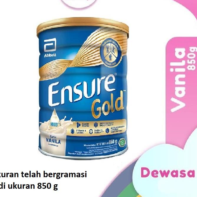 

Diskon [TD4] ENSURE Gold Susu Rendah Laktosa Vanila 850 g