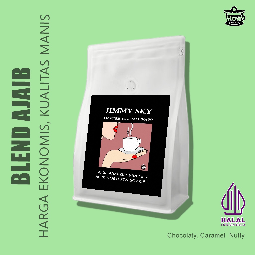 

HOUSE BLEND ESPRESSO 50/50 ARABIKA/ ROBUSTA - 1 KG