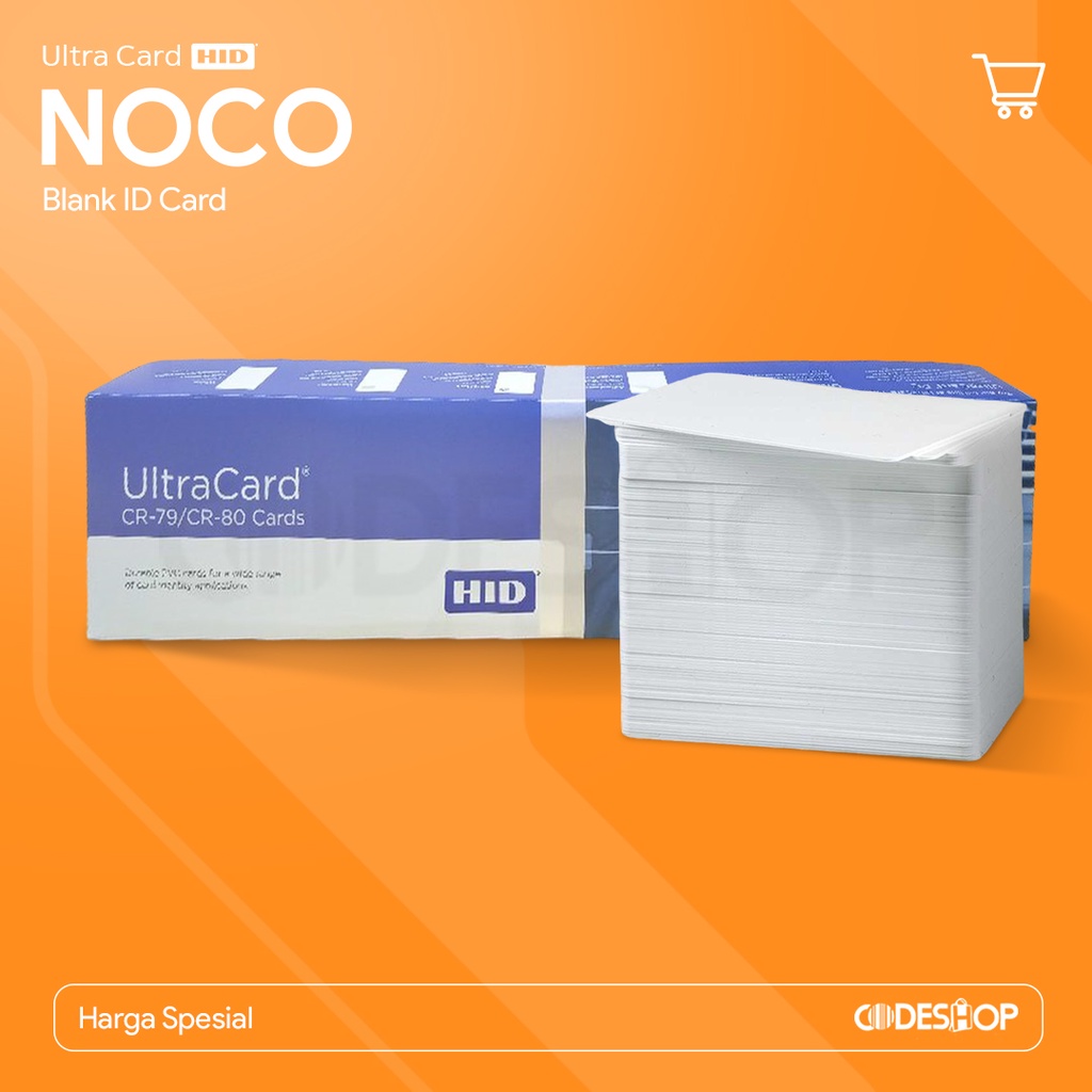 

Kartu PVC Blank Id Card Ultracard HID Noco CR 80 isi 500 pcs
