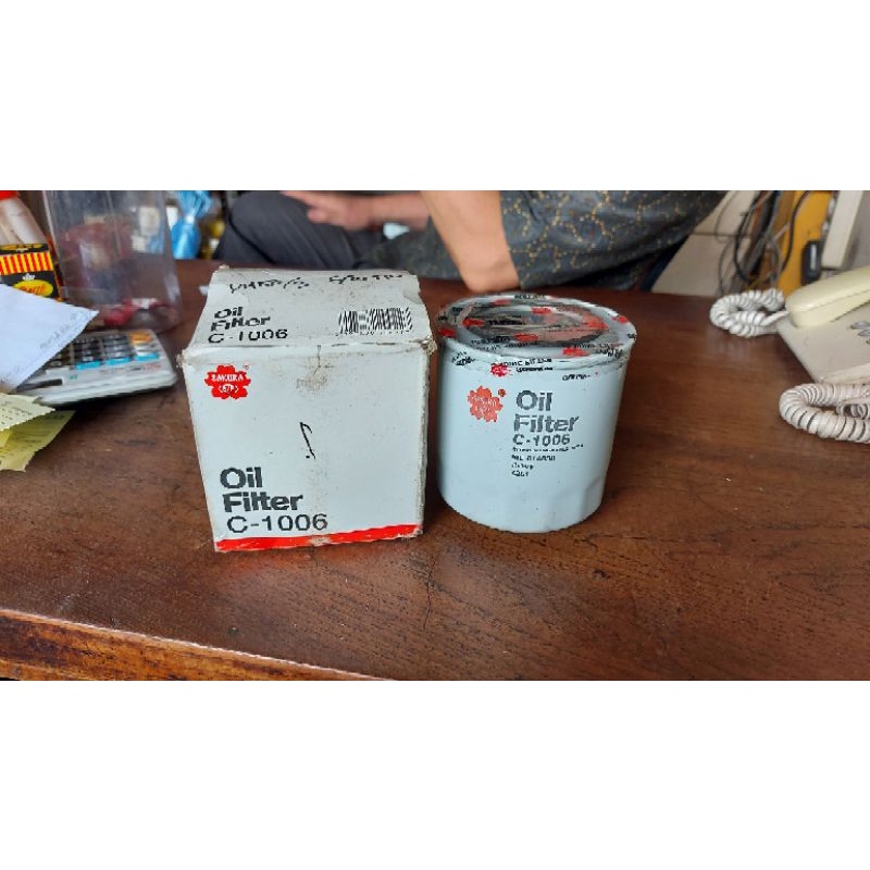 Filter Oli/Oil Filter Mitsubishi PS100 PS120 C-1006 merk Sakura