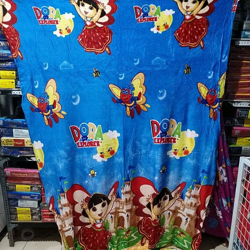 Selimut Karakter Dora Uk 140x180
