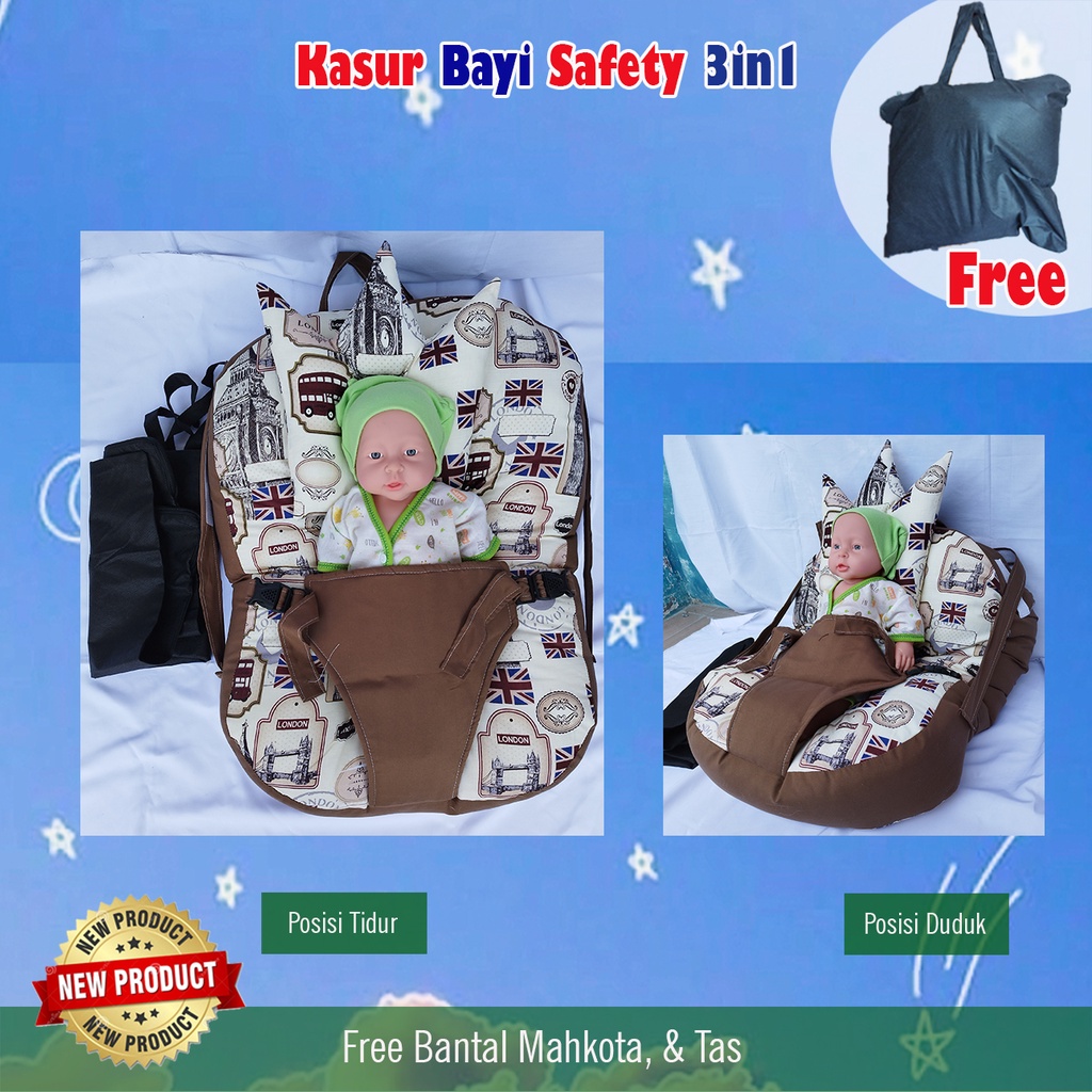 SOFA BAYI BELAJAR DUDUK JUMBO SOFA BAYI JUMBO DENGAN SABUK PENGAMAN GESPER MULTIFUNGSI BISA UNTUK KASUR BAYI FREE BANTAL PEYANG DAN TAS SOFA BAYI GESPER JUMBO