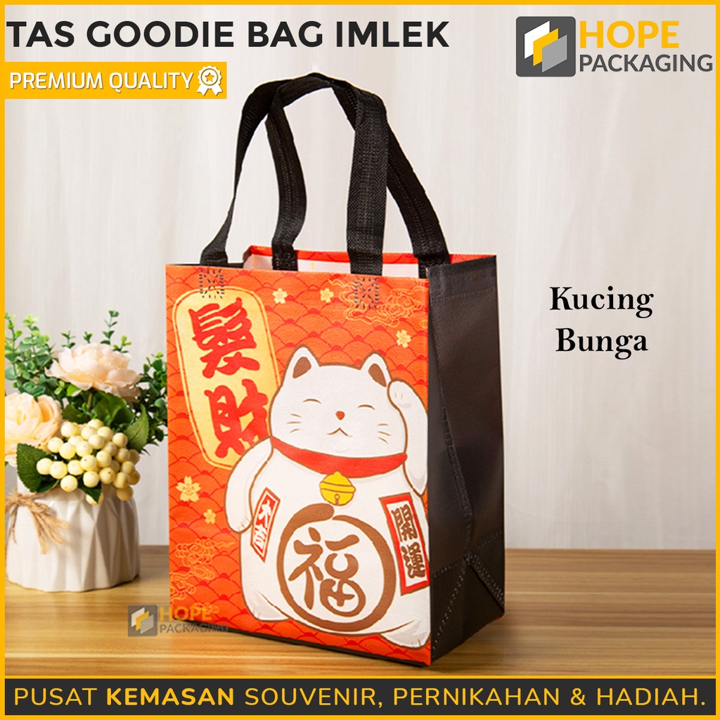 [ Harga / 1 pcs ] Tas Imlek / Goodie Bag Souvenir hampers imlek / Parcel bag