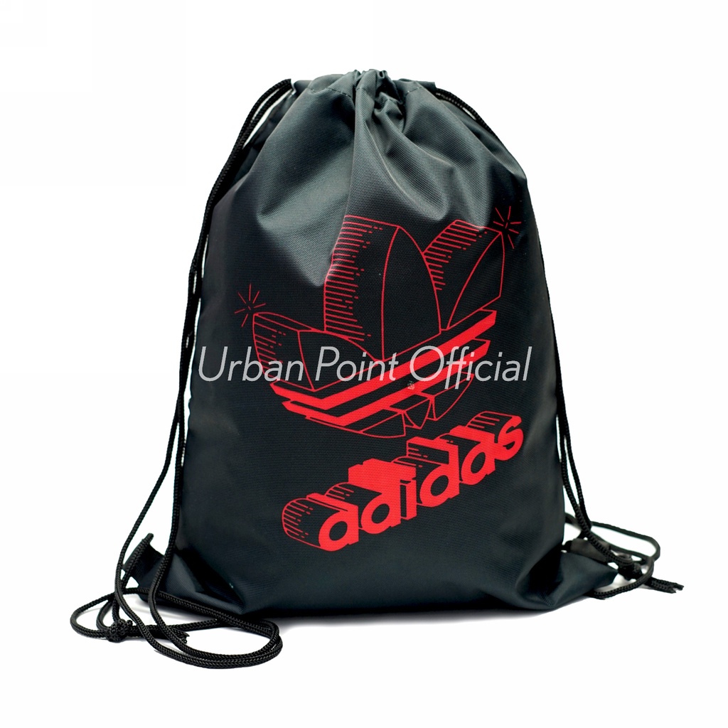 Tas Serut Futsal Sepatu Bola -  String Bag New Stringbag - Tas Anti Air / Tas Olahraga Drawstring Bag Gym