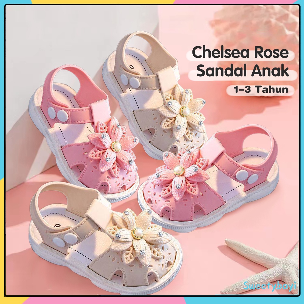 SweetyBayi Sandal anak perempuan import korea Sandal anak cewek Sepatu sandal anak