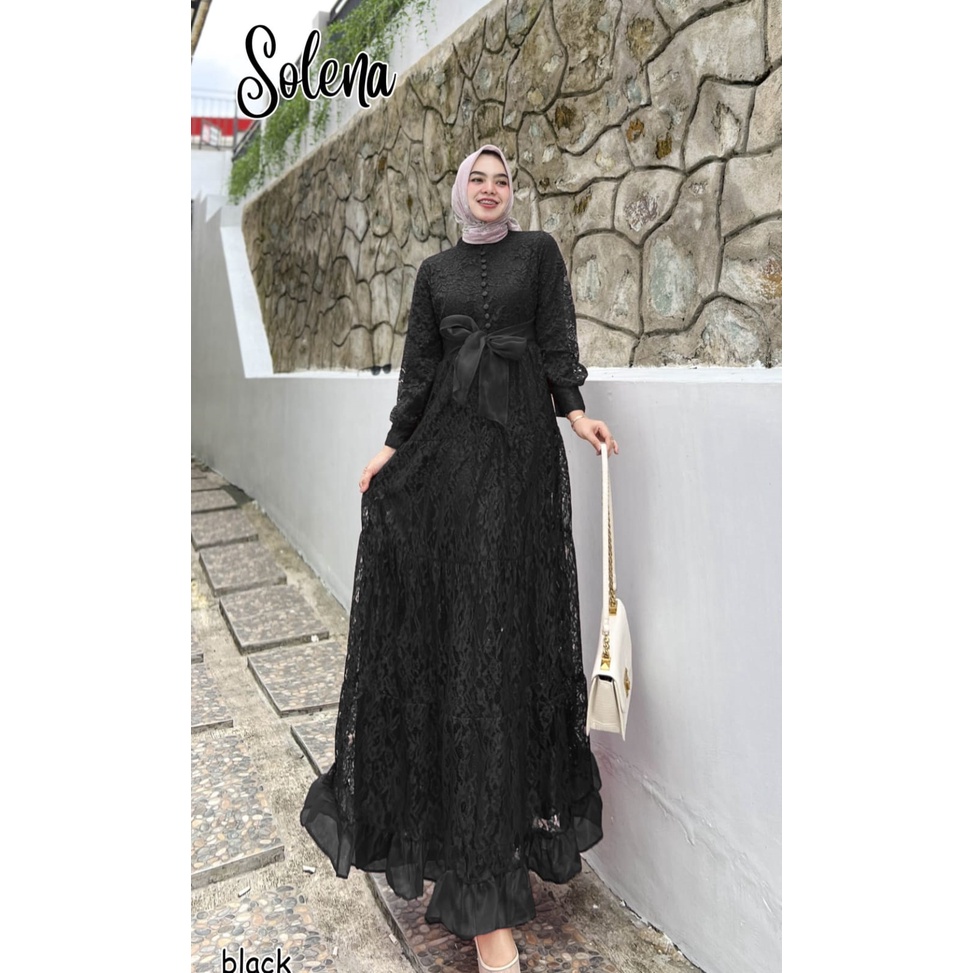 GAMIS PESTA KONDANGAN SOLENA PARTY DRESS RBUKAT