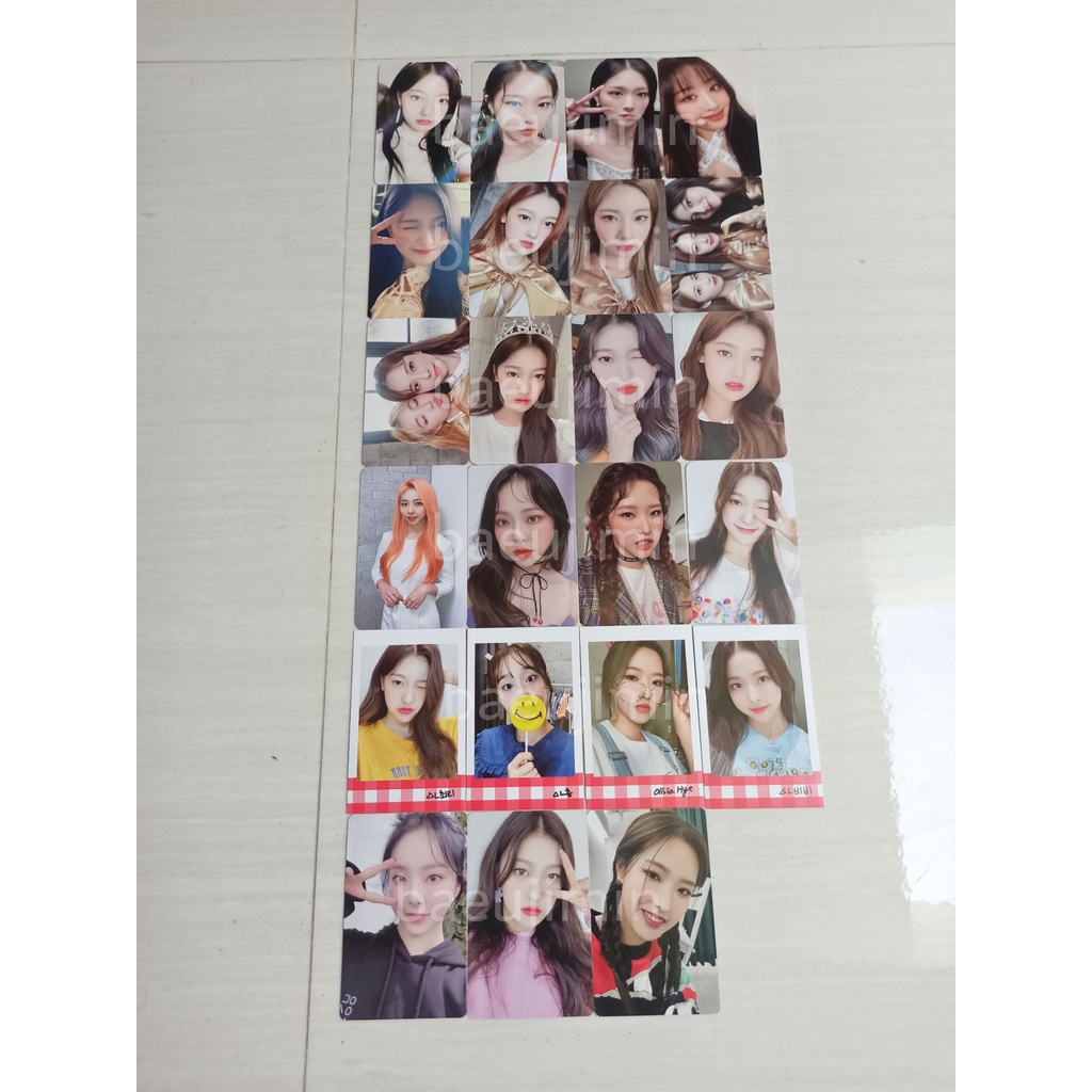 offcial loona pc photocard hyunjin vivi yeovi kim lip choerry oec yves chuu olivia hye hyeju hyejoo 