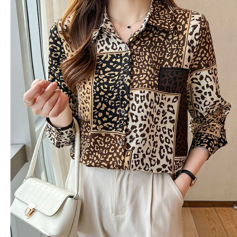 MDLV ~ 5852# Leonita Printed Shirt Import