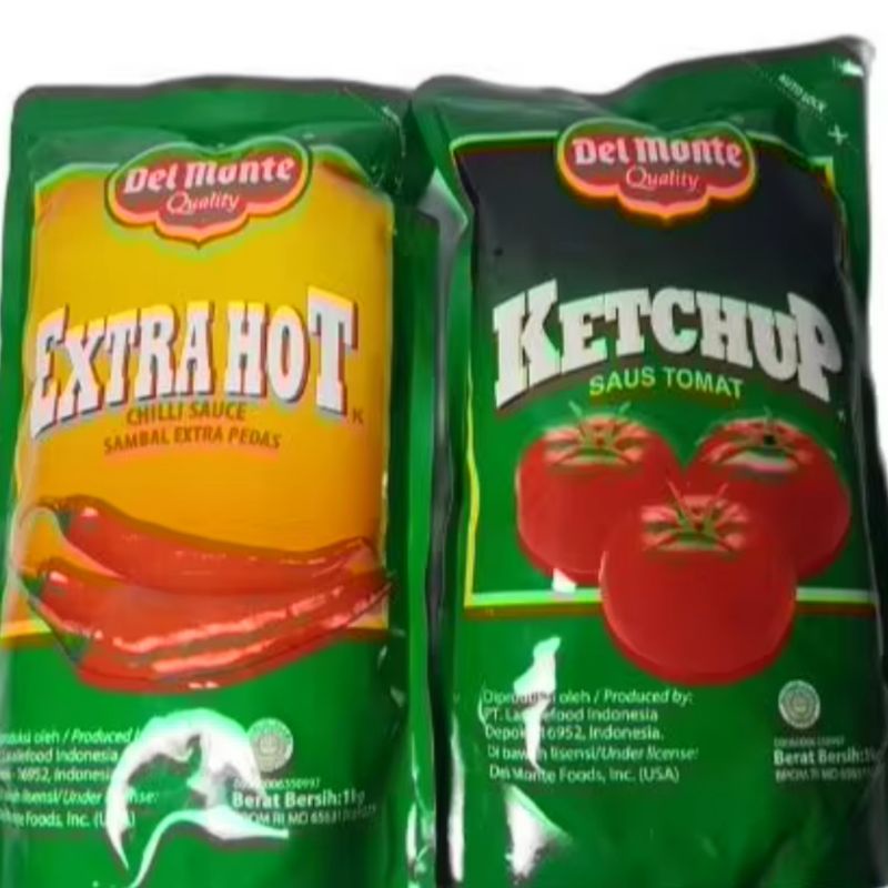 

SAUCE DELMONTE SAMBAL EXTRA HOT & SAUCE TOMAT 1KG.