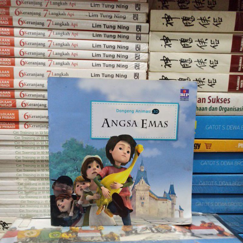 BUKU ORIGINAL DONGENG ANIMASI ANGSA EMAS BEKAS