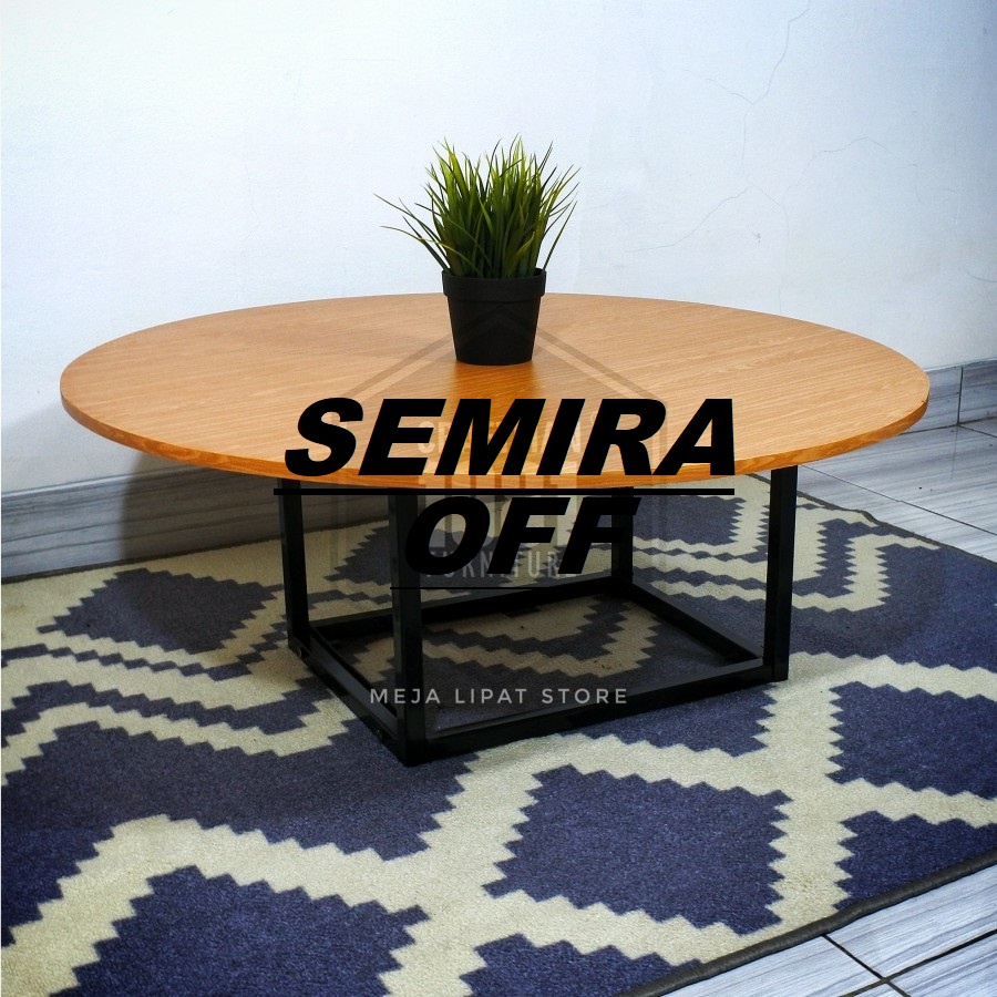 MEJA LESEHAN BULAT DIAMETER 60 CM/MEJA CAFE ROUND TABLE/MEJA MAKAN LESEHAN/MEJA CAFE/MEJA MURAH