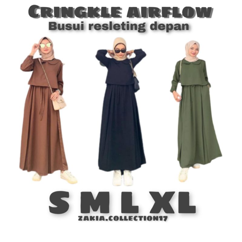 Baju Gamis Lebaran Terbaru 2023 Niami dress cringkle Busui Size S.M.L.XL Pakaian Remaja Dress Polos Midi Gamis Kondangan Gamis terbagus Gamis kekinian yang lagi tren and viral