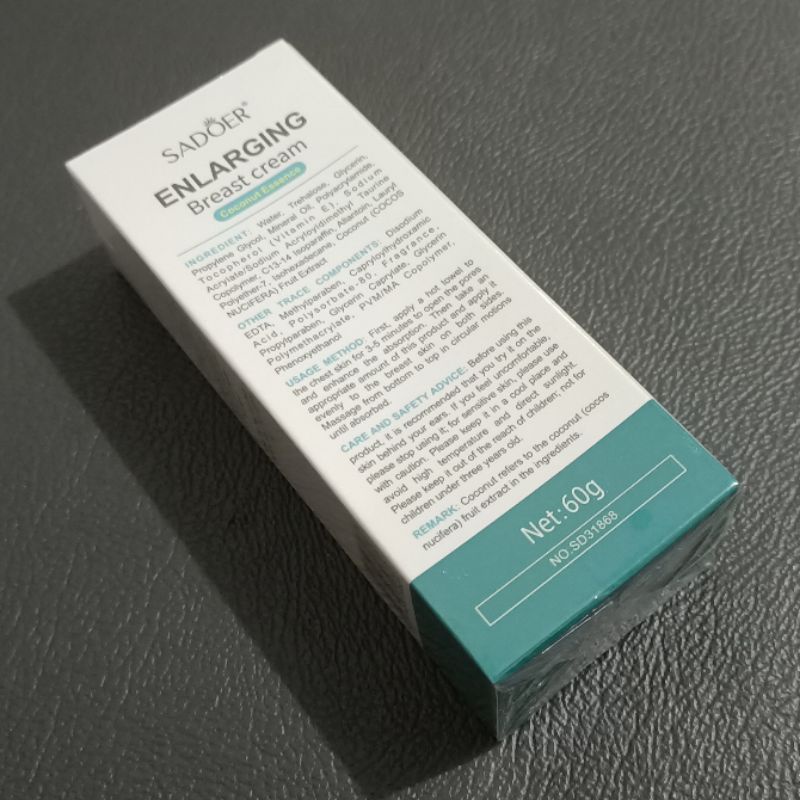 Breast Cream SADOER Enlarging Cream Memperkencang dan Perbesar Payudara Original