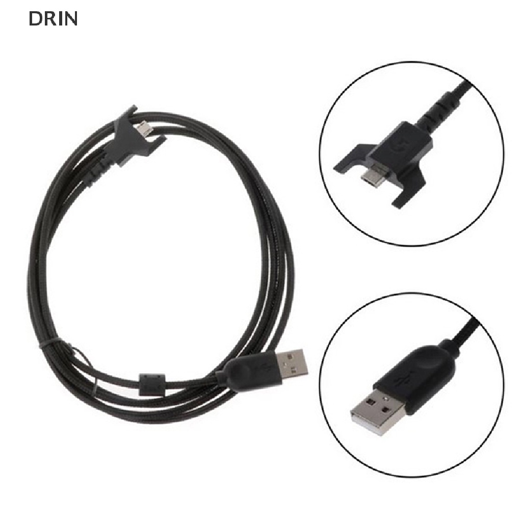 Dr USB Charging Mouse Cable Kawat Tenun Untuk Logitech G900 G903 G703 G Pro vn