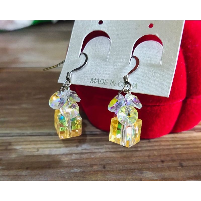 anting original Swarovski titanium anti karat