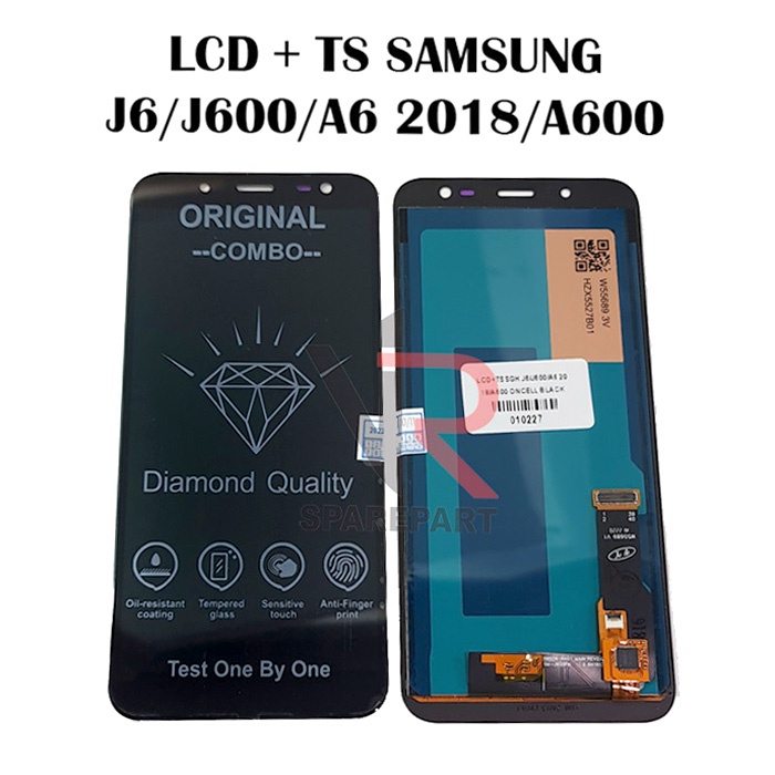 LCD SAMSUNG J6 / J600 / A6 2018 / A600 FULLSET TOUCHSCREEN