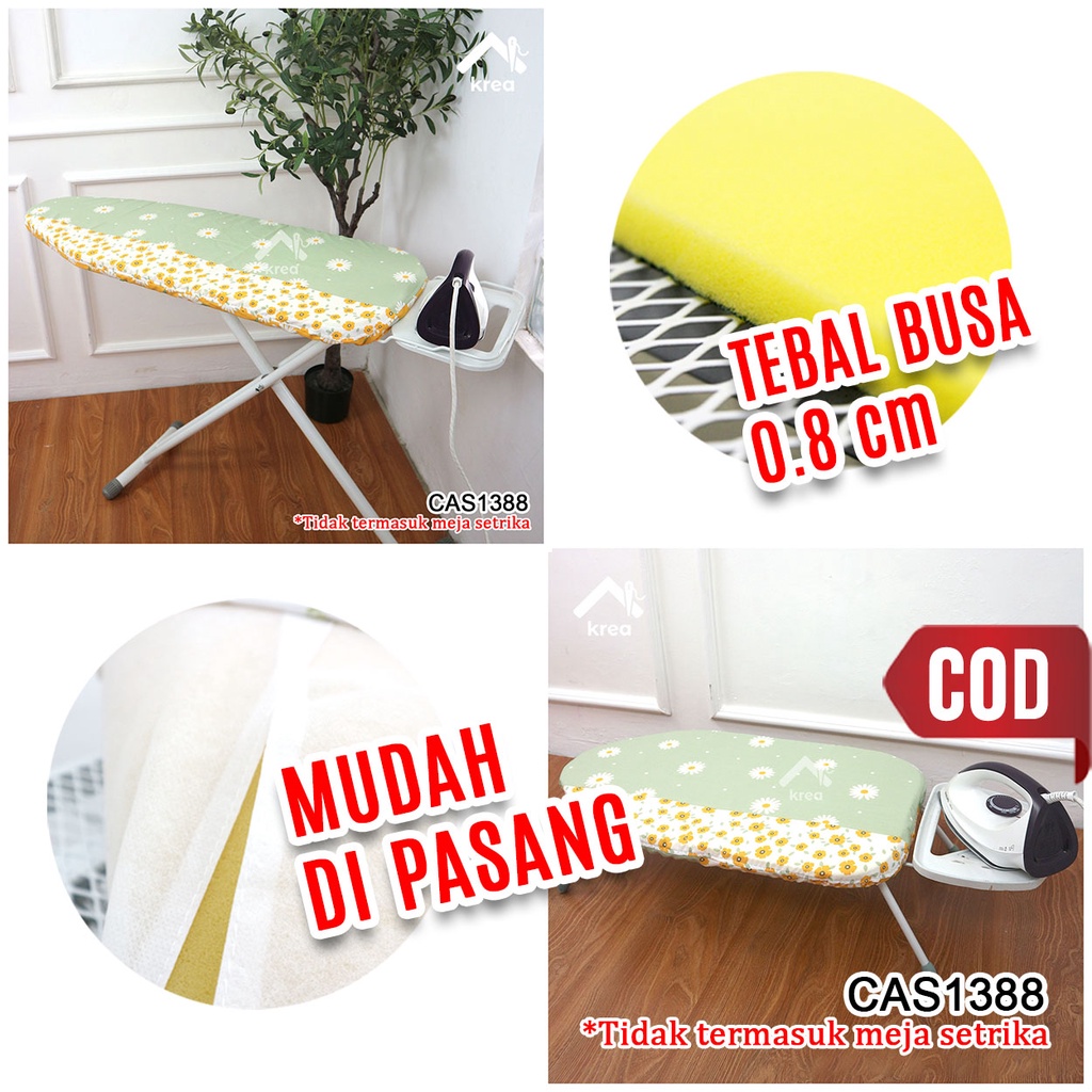 COVER MEJA SETRIKA KECIL DAN BESAR KRISBOW CAS1388 ( TANPA MEJA )