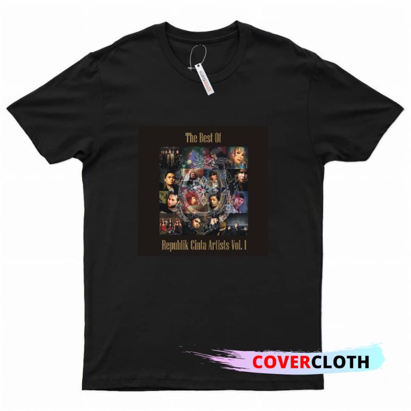 Kaos T-shirt Dewa 19 The Best of Republik Cinta Artists Vol. 1