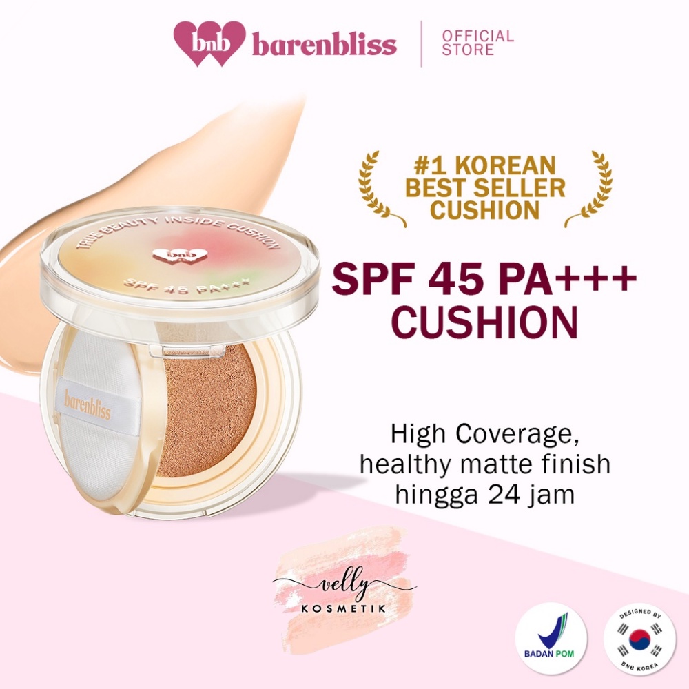 BNB barenbliss Korean Bloomatte True Beauty Inside Cushion「24H Full Coverage」