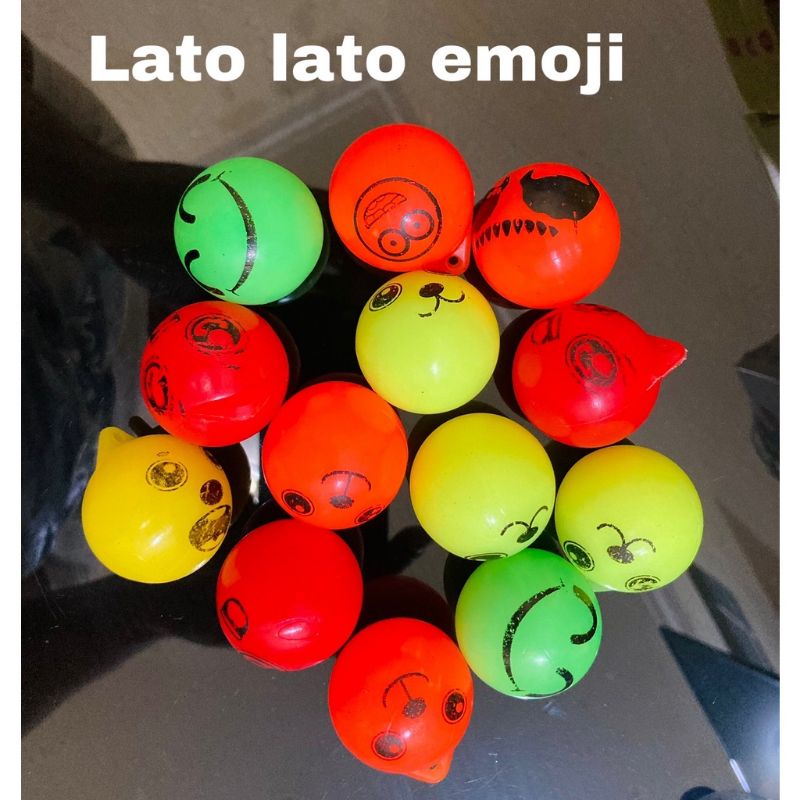 PROMO 1 LOSIN ( 12 SET) MAINAN LATTO LATTO EMOJI / MAINAN ETEK ETEK EMOJI / MAINAN VIRAL LATTO2 SMAL