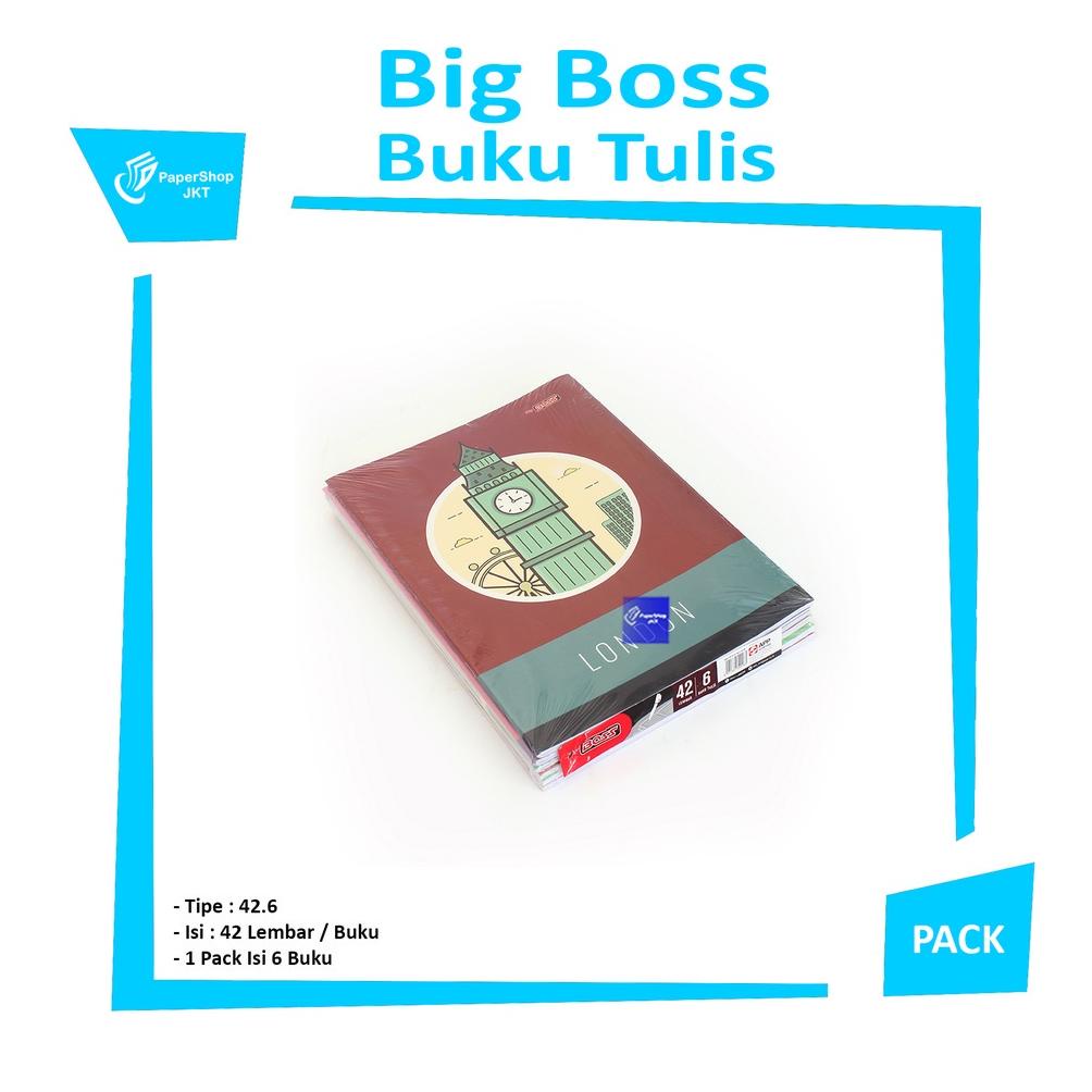 

Promo - Big Boss - Buku Tulis 42 Lembar Best Seller!!