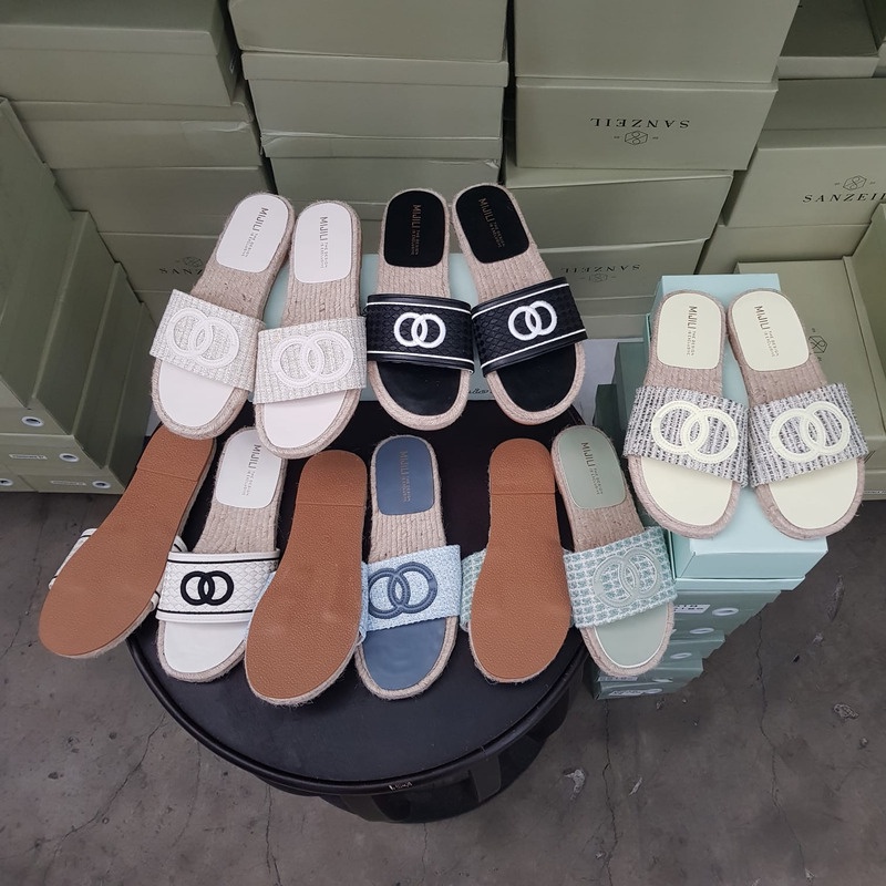 [✅BISA COD] Sandal Wanita Import OOM Slipers viral 2022 1901