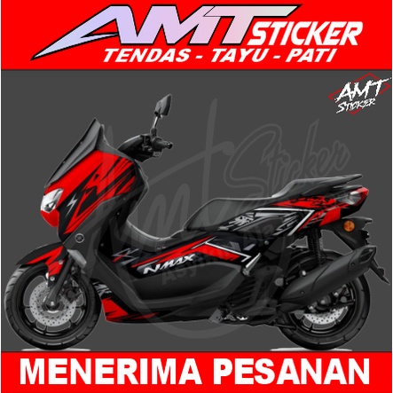 Stiker Decal Motor Nmax - Stiker Motor - Bisa Custom Warna