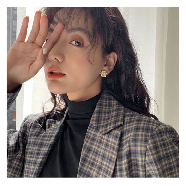FerenHongXia Anting Liontin Kepribadian Butik Fashion Korea Baru