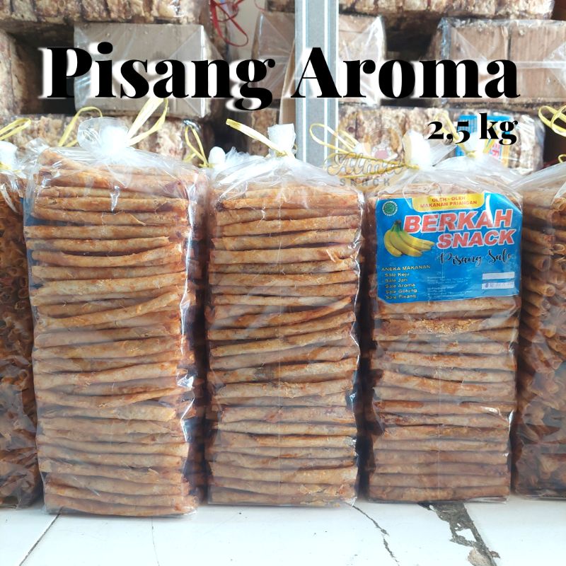 

1 BAL 2,5KG SALE PISANG AROMA PISANG CARAMEL RENYAH MANIS