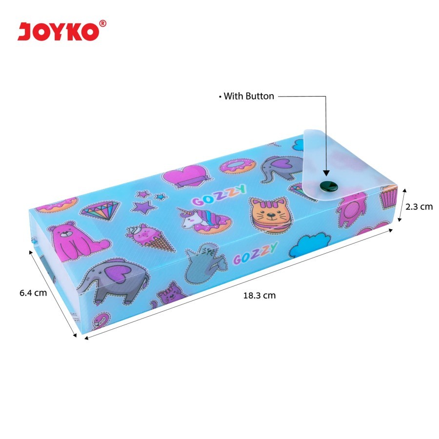 Pencil Case Kotak Tempat Pensil Joyko PC-0719GZ