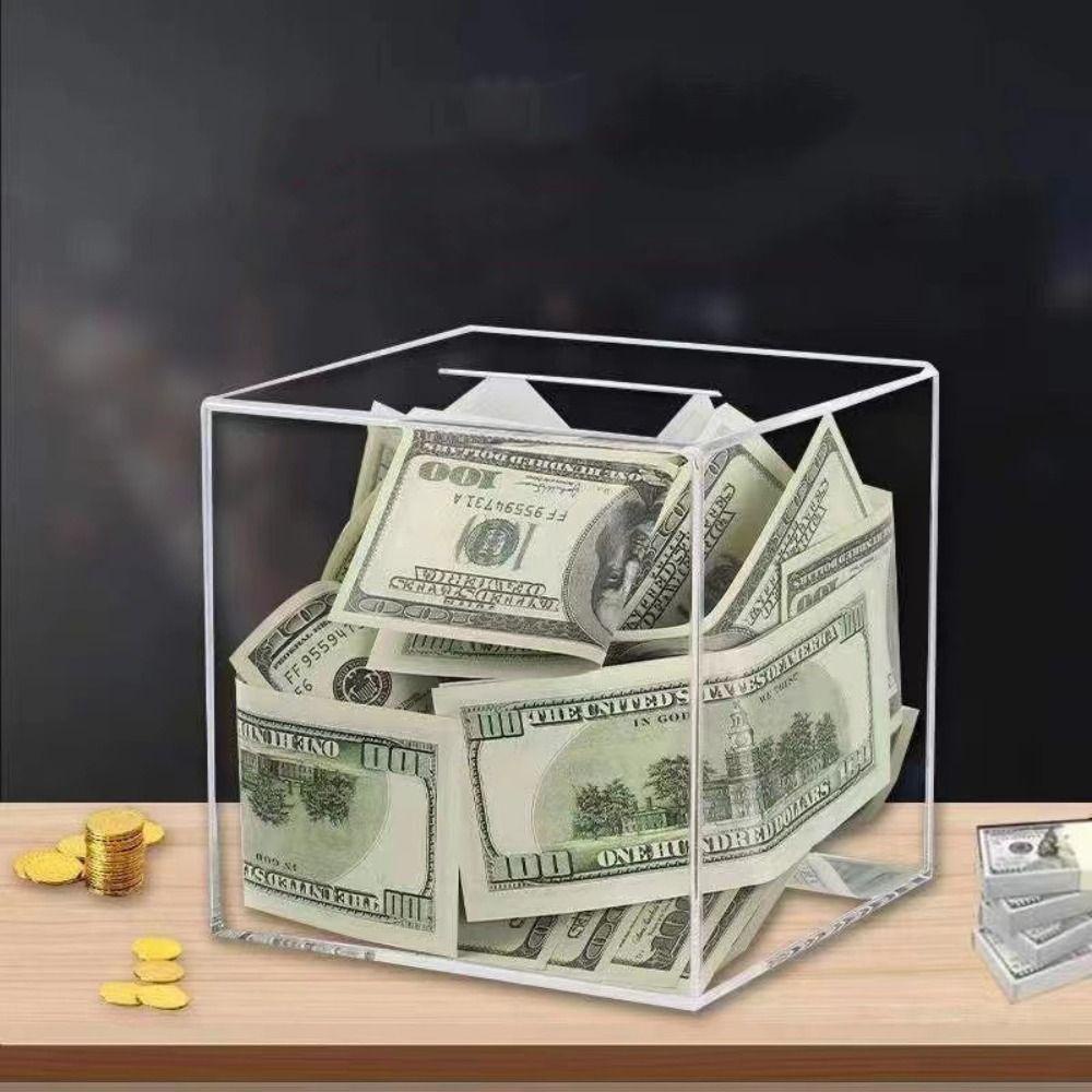 Celengan Populer Home Decor Kotak Uang Cash Dan Koin Money Bank