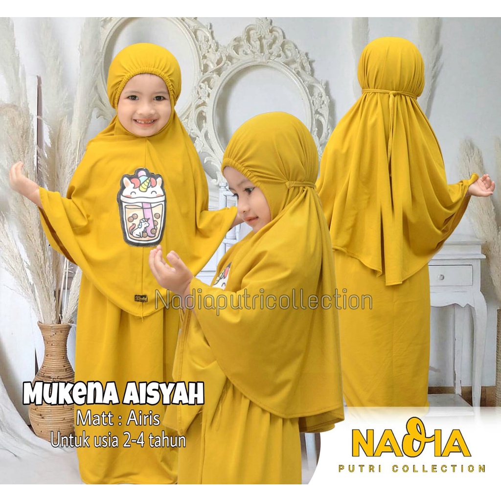 MUKENA ANAK AISYAH / MUKENA KIDS AIRISH