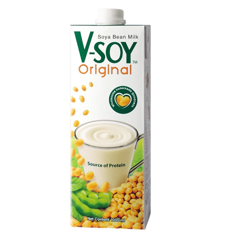 

V Soy Original / Susu Kedelai Original - 1 Ltr