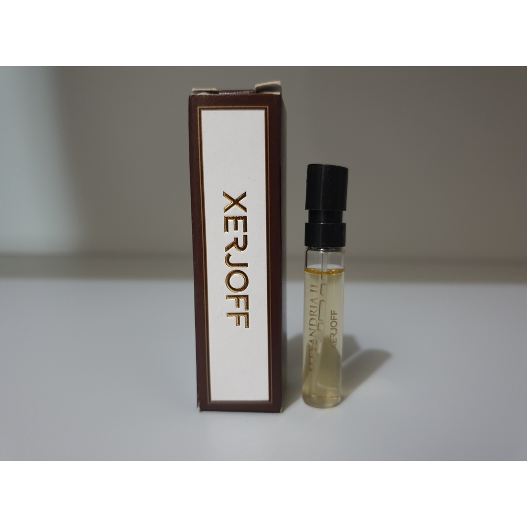 VIAL XERJOFF ALEXANDRIA II PARFUM 2 ML BNIB ORIGINAL SAMPLE SPRAY