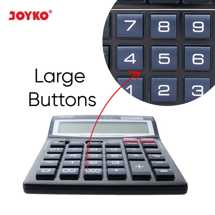 Calculator Kalkulator Joyko CC-57 16 Digits ukuran besar