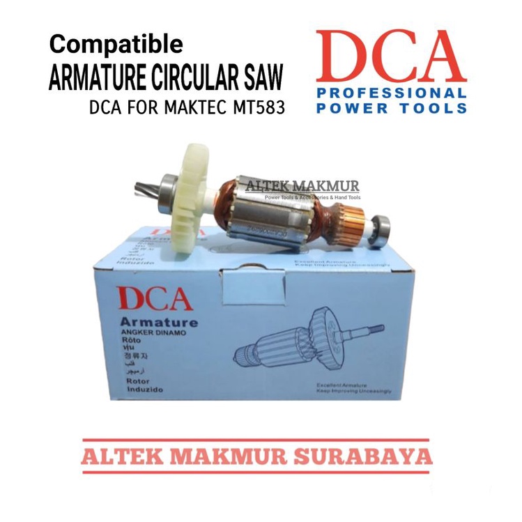 Jual Dca Armature Mesin Circular Saw Maktec Mt Angker Dinamo Circle Maktec Mt Rotor