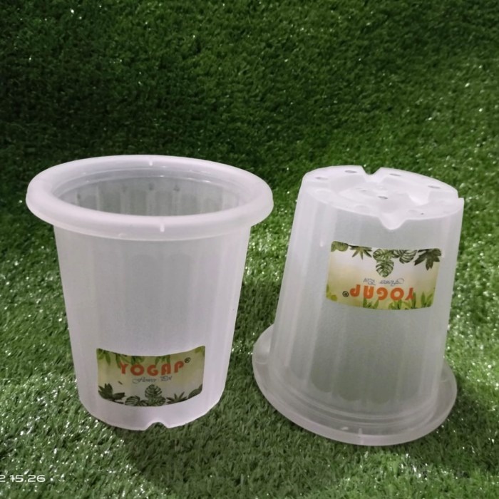 pot yogap 8 bulat, pot yogap 8 cm, pot kecil, pot tinggi