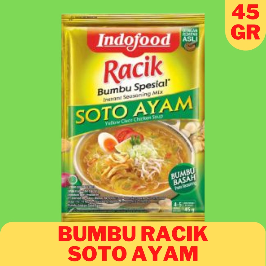 

Bumbu Racik Indofood Soto Ayam Kuning Halal Grosir Instan