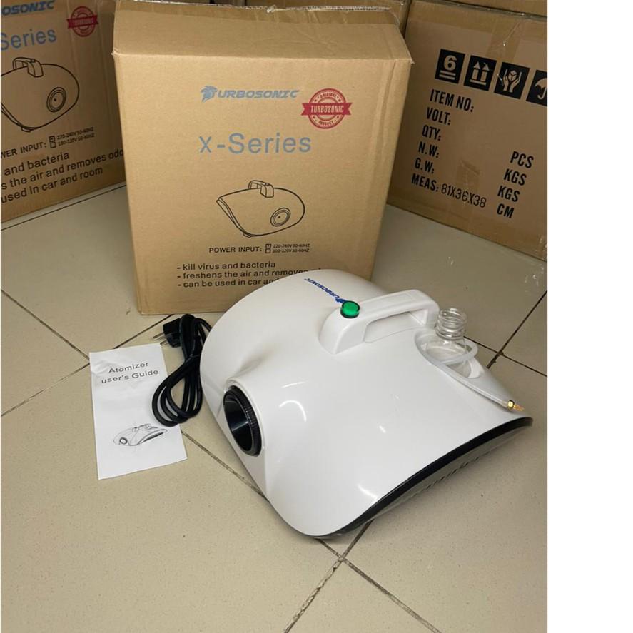 Terbaru⭐-Mesin fogging TURBOSONIC X SERIES ORIGINAL free cairan disinfektan 900 watt untuk ruangan d