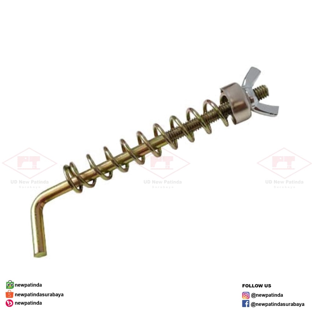 As Besi dan Per Dinamo Besar Clutch Motor Mesin Jahit Industri