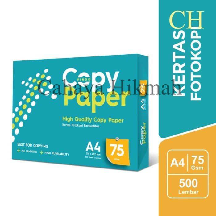 

Copy Paper Kertas Fotocopy 75 GSM A4 berkualitas