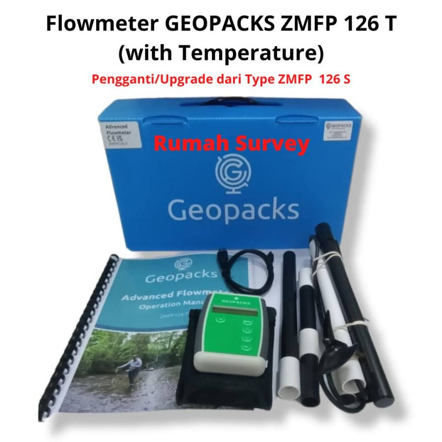 GEOPACKS Advanced Flow Meter /Flowmeter /Current Meter /Ukur Arus Air